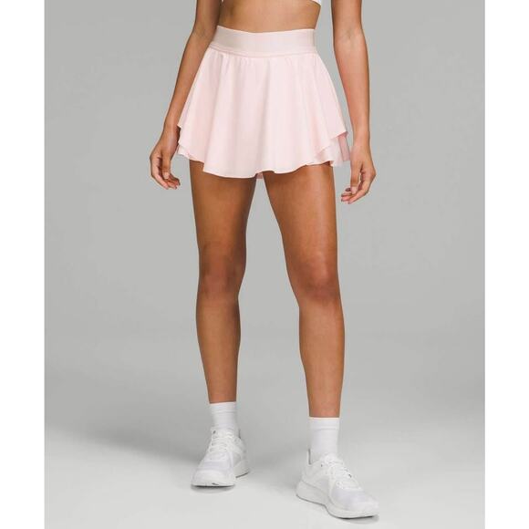 Lululemon Court Rival High-Rise Skirt Strawberry Milkshake Size 14 - Picture 1 of 10